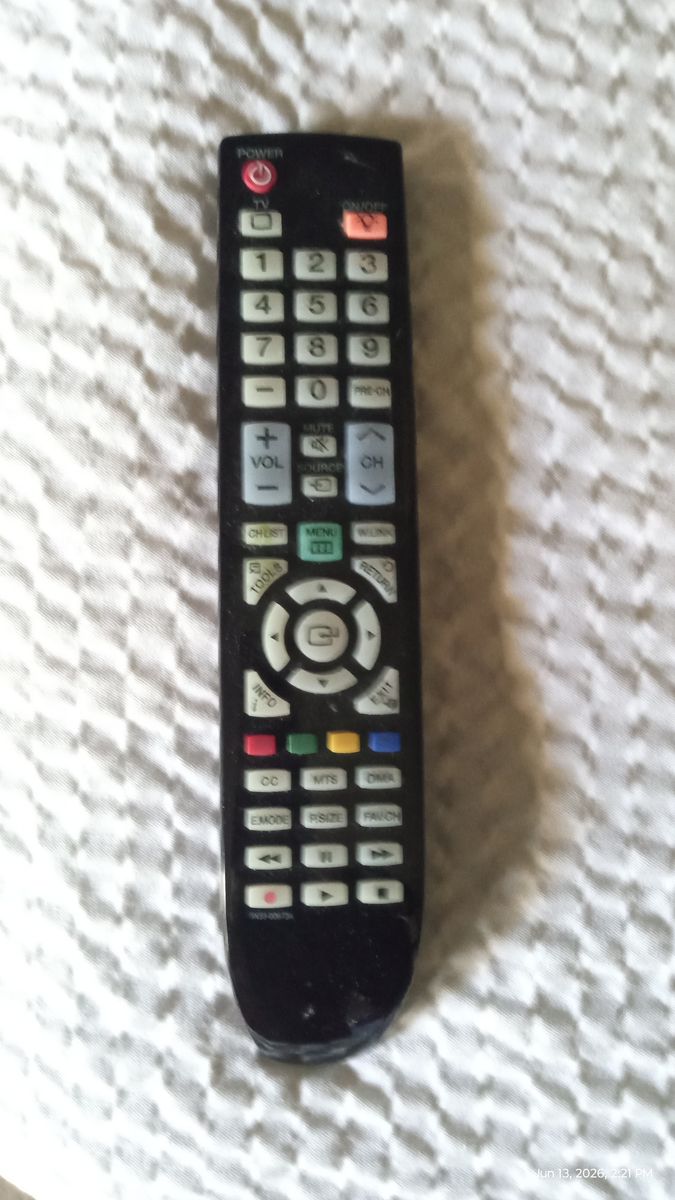 Samsung TV Remote Control - Black Universal Replacement Remote for Samsung Televisions