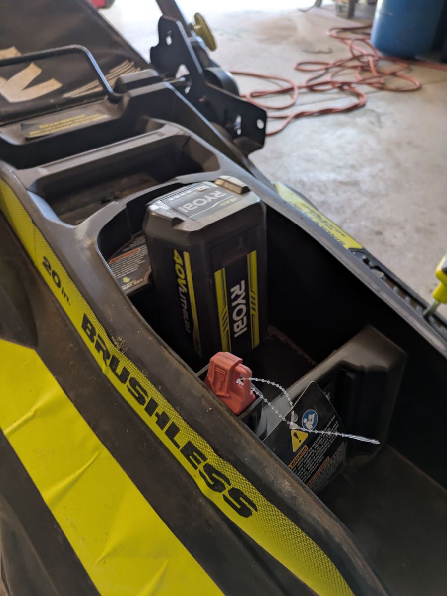 Ryobi 20in 40v self propelled lawn mower