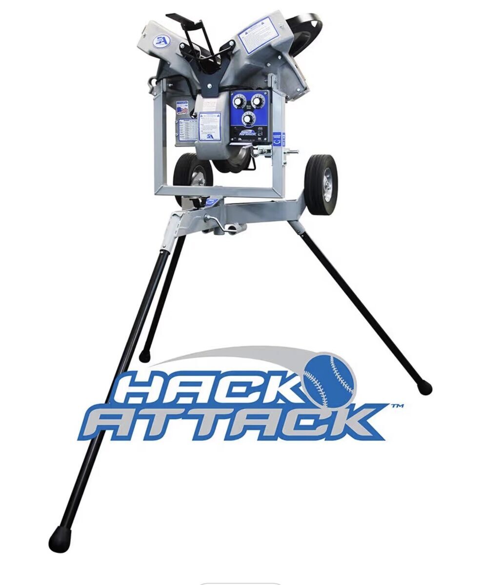 Hack Attack Pitching Machine Baseball