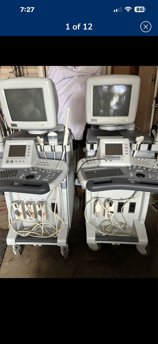 2 Samsung Medison Accuvix XQ Ultrasound Machines
