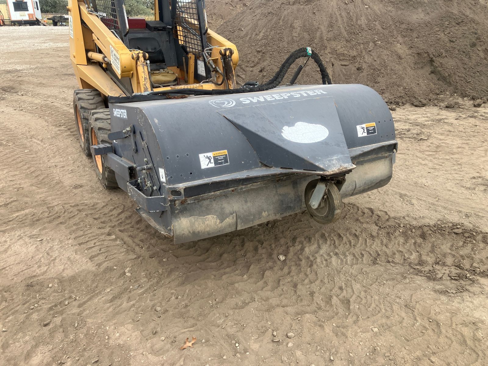 60" Wide Skidsteer Sweeper Attachment