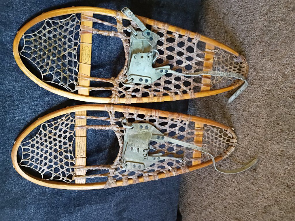 Antique Wooden Show shoes Northwoods Brand circa 1