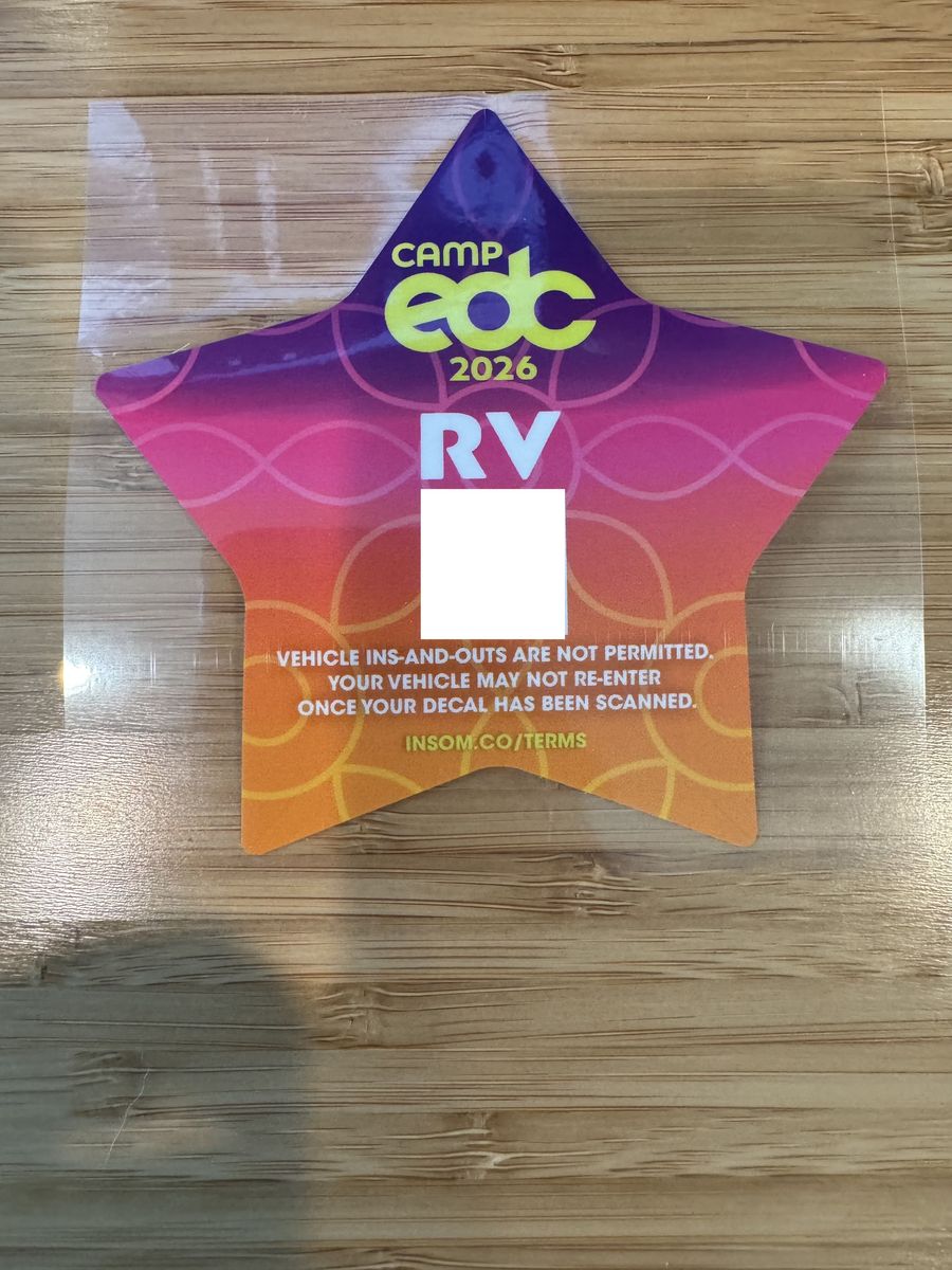 Camp EDC Las Vegas RV Pass