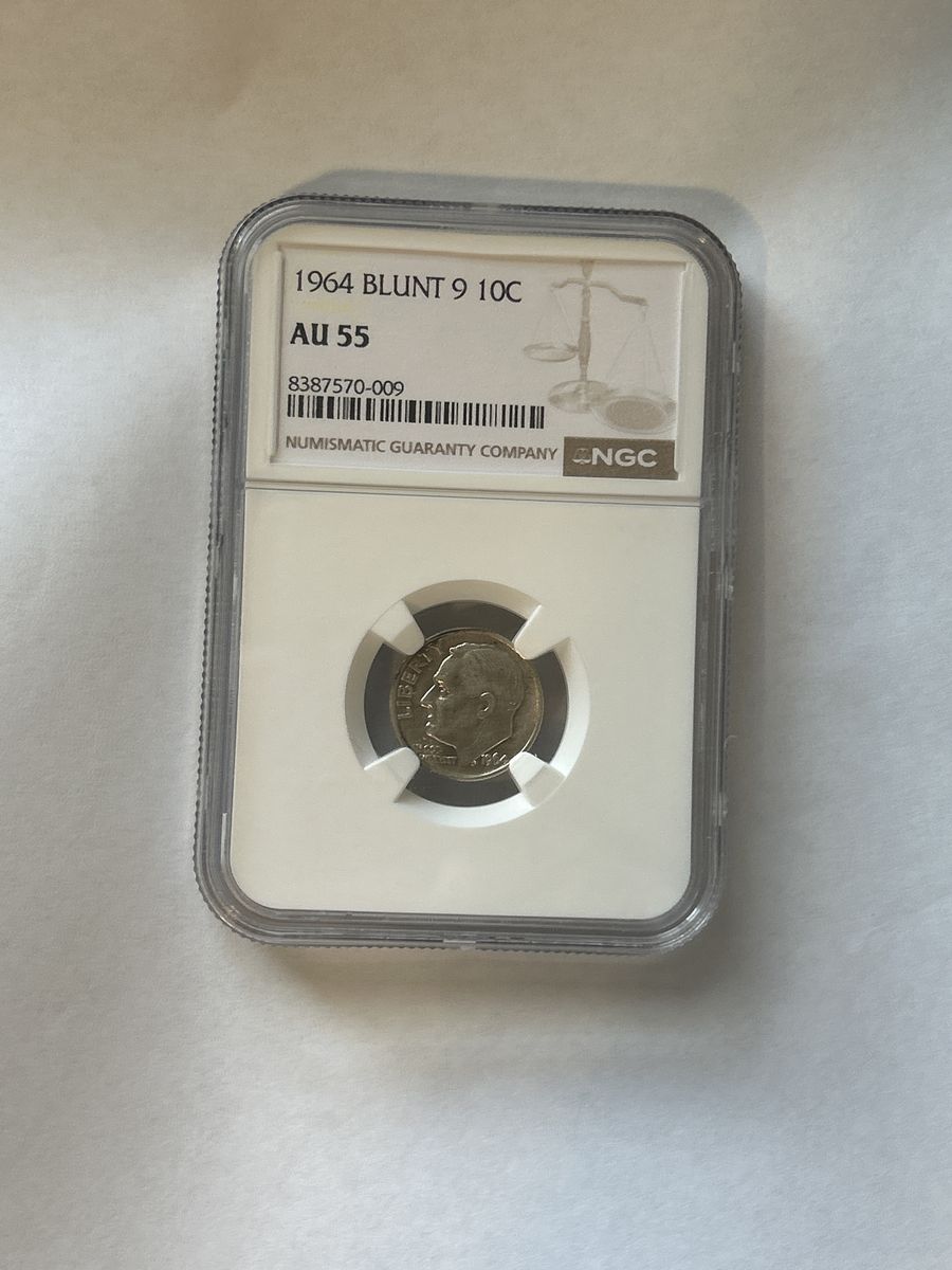 Graded 1964 dime