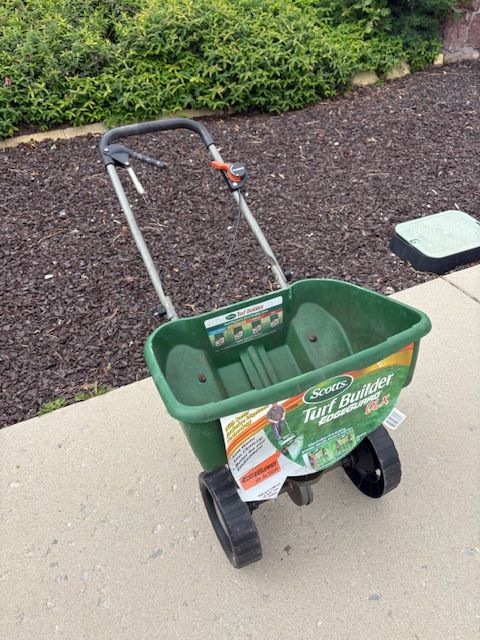 Scott's fertilizer spreader.