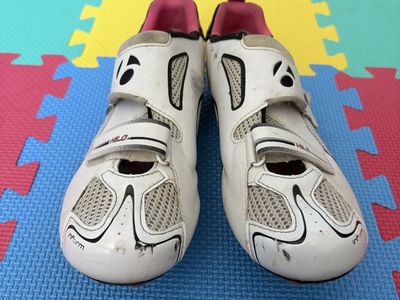 Bontrager Hilo Inform Road Cycling Shoes White/Pink Size 9.5 US Womens