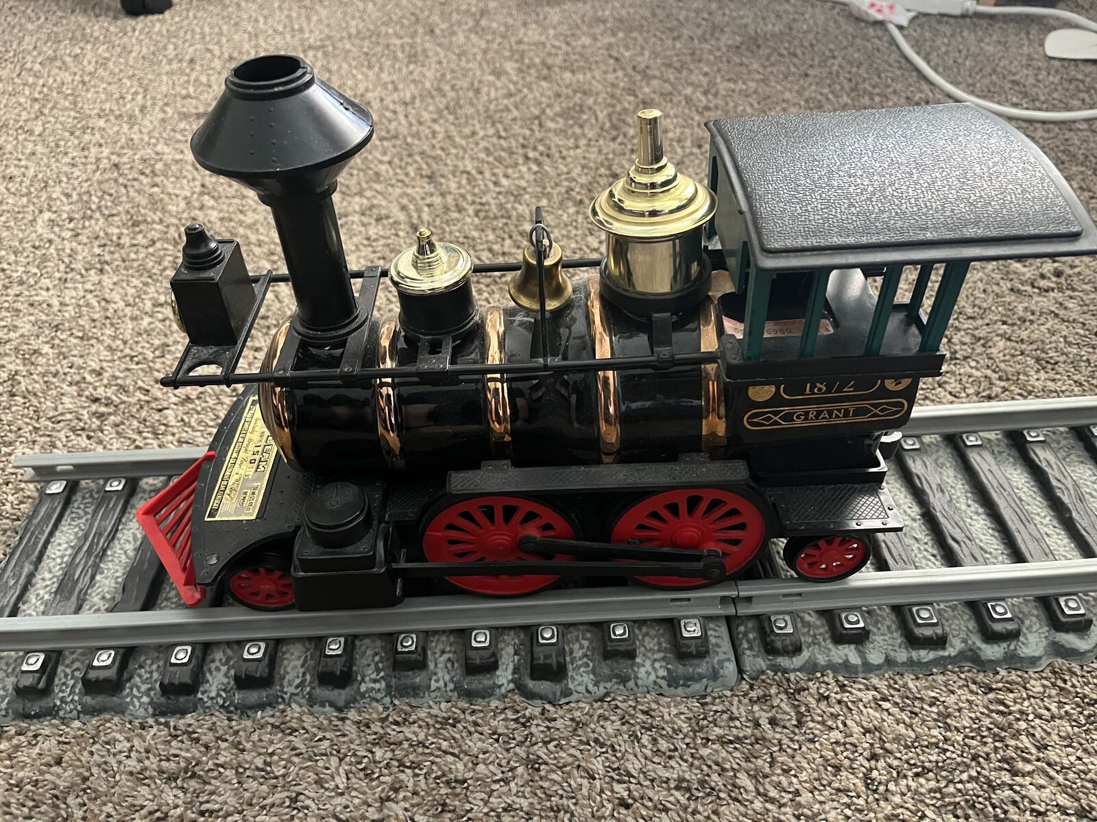 jim beam decanter train set, plus free drying Matts for your glassware.