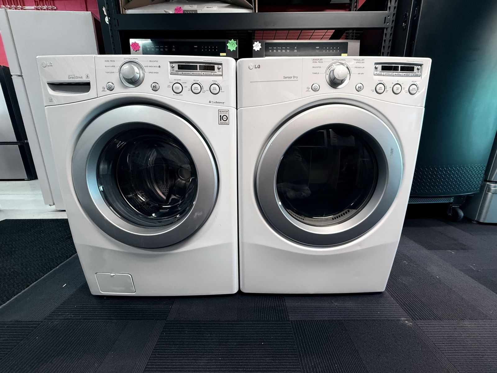 Matching White Ultra Capacity, Lg Washer & Dryer Set!(STACKABLE!)