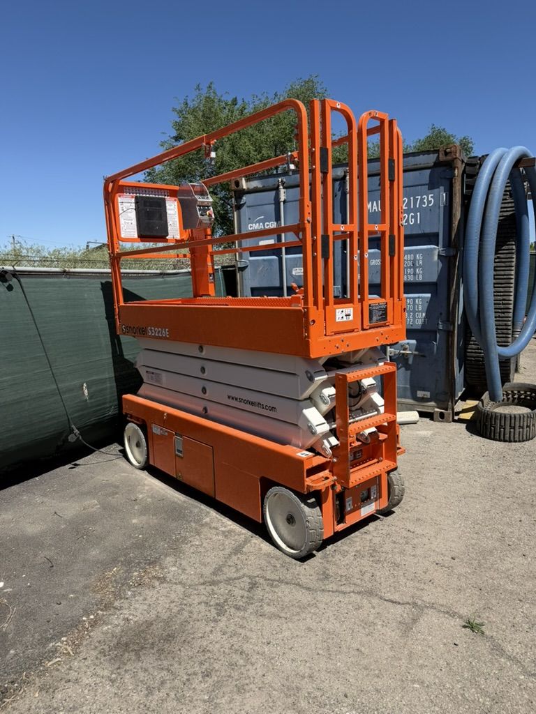 19' Scissor Lift Rental – 32" Wide Compact Electric Lift for Indoor Work