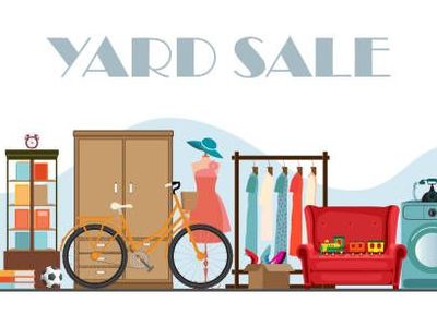 Yard Sale on May 9th in Clearfield, Utah