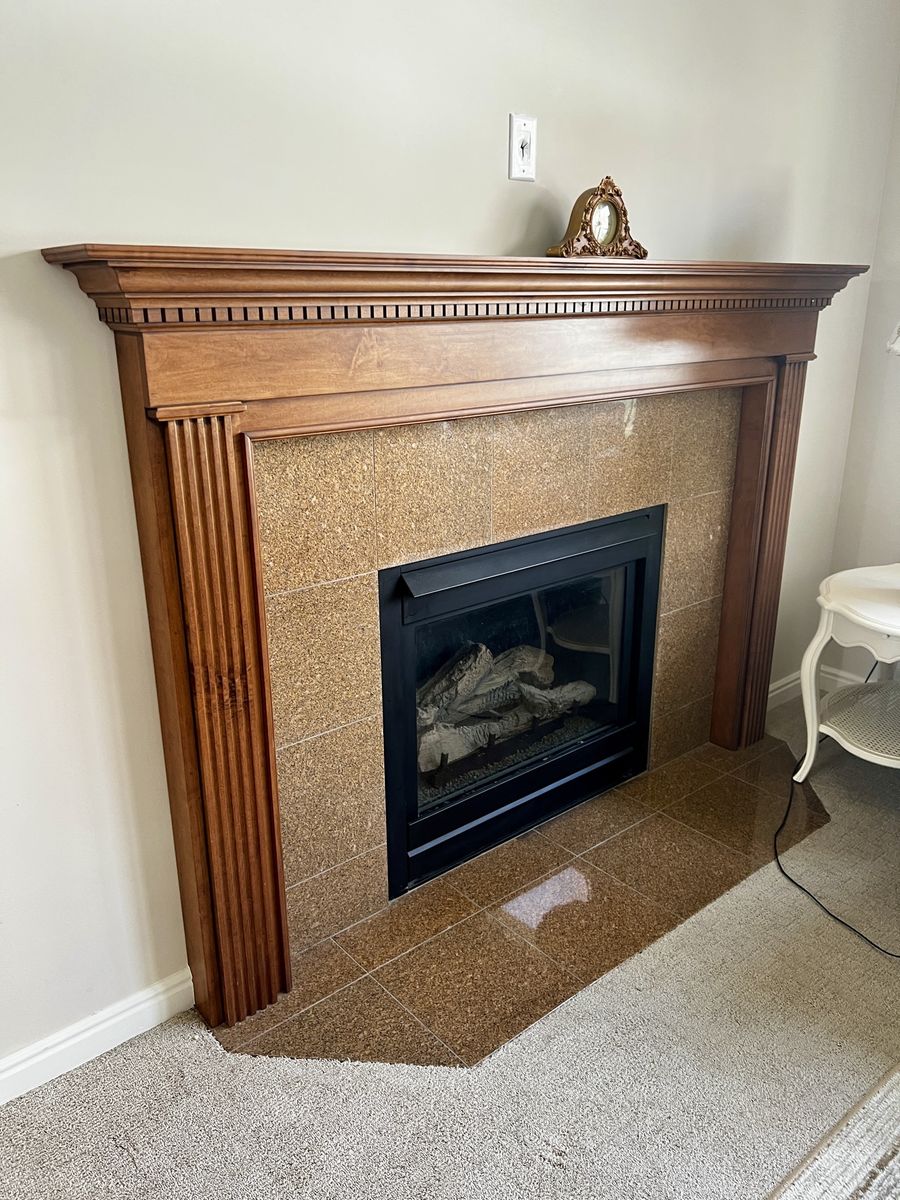 Solid Wood Fire Place Mantle
