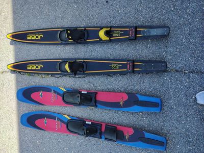 2 waterskis 60" and 66" $45 each
