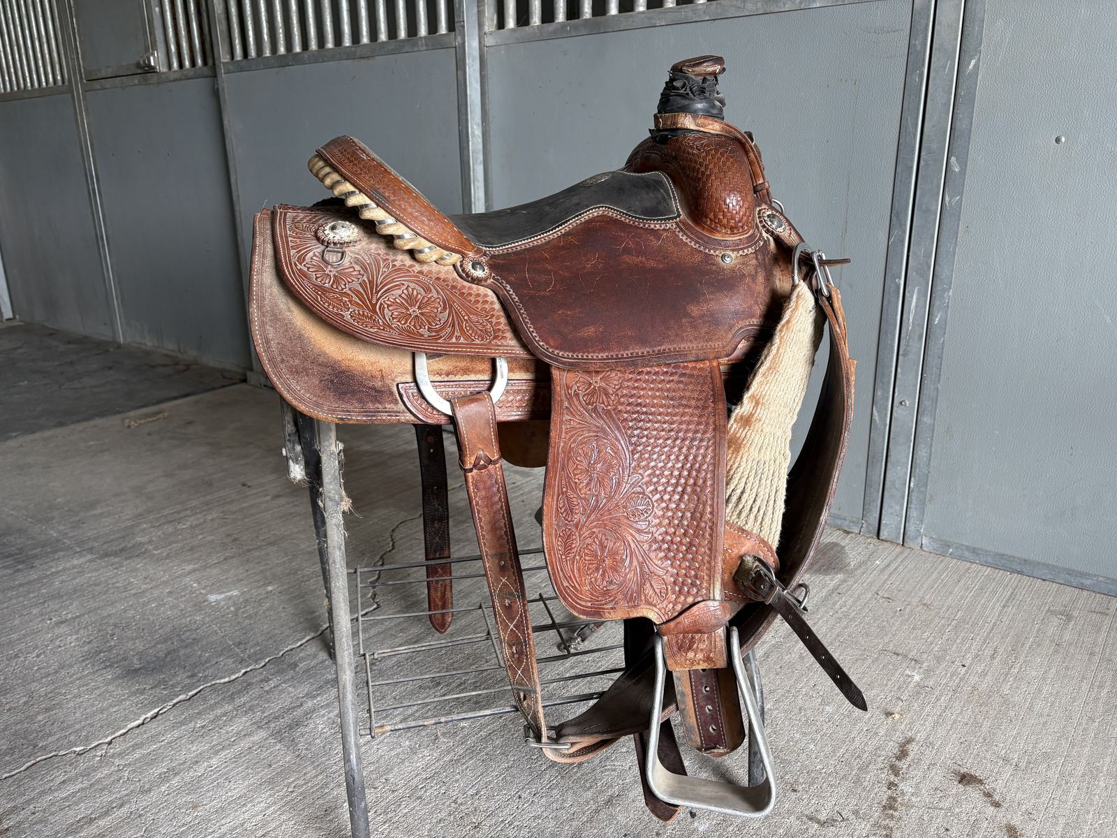Martin roping saddle