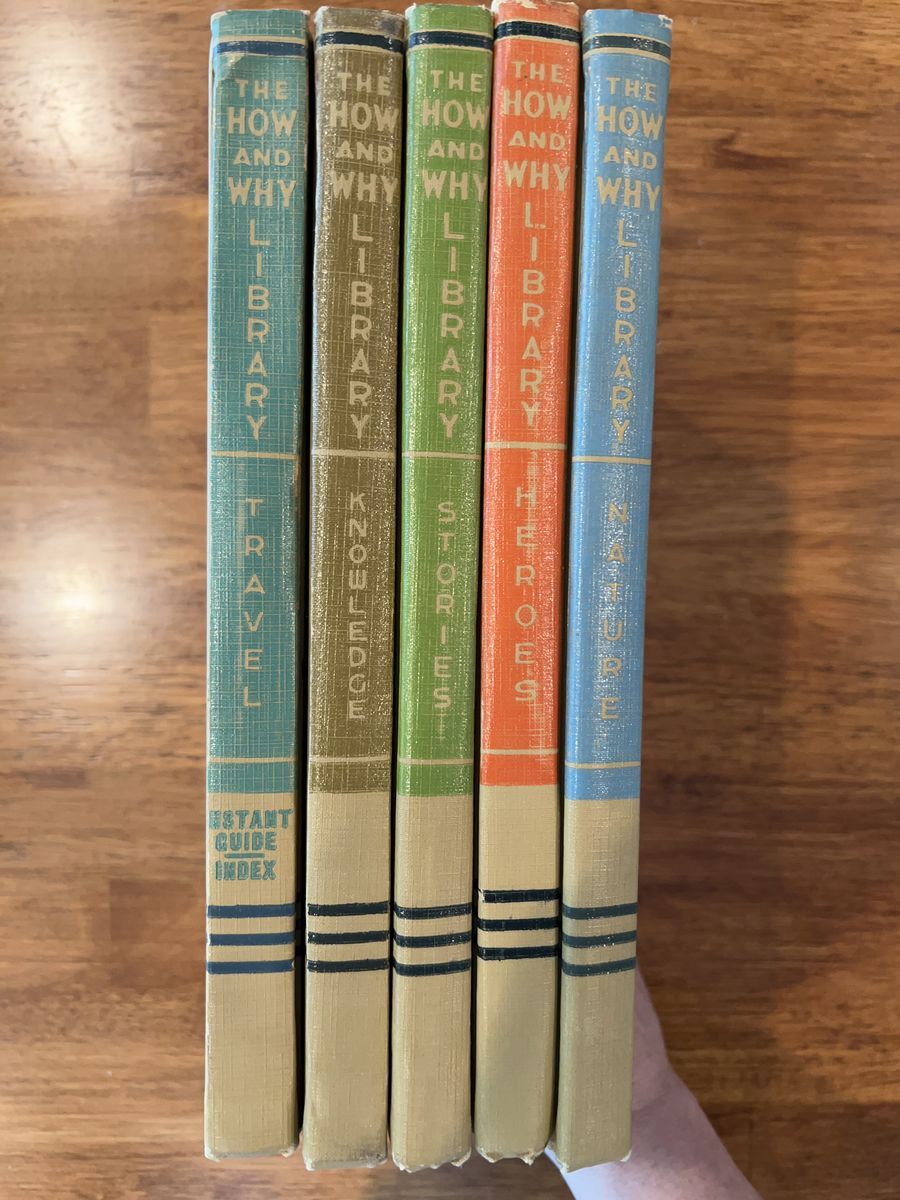 Vintage Early Childhood Development Book Set - The How and Why Library
