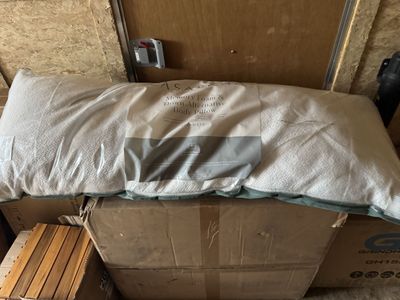 CASALUNA Oversized Memory Foam & Down Alternative Body Pillow 20x54" - New in Packaging