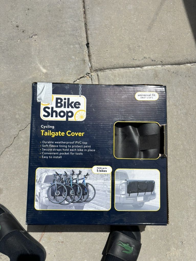 Bike Shop Cycling Tailgate Cover