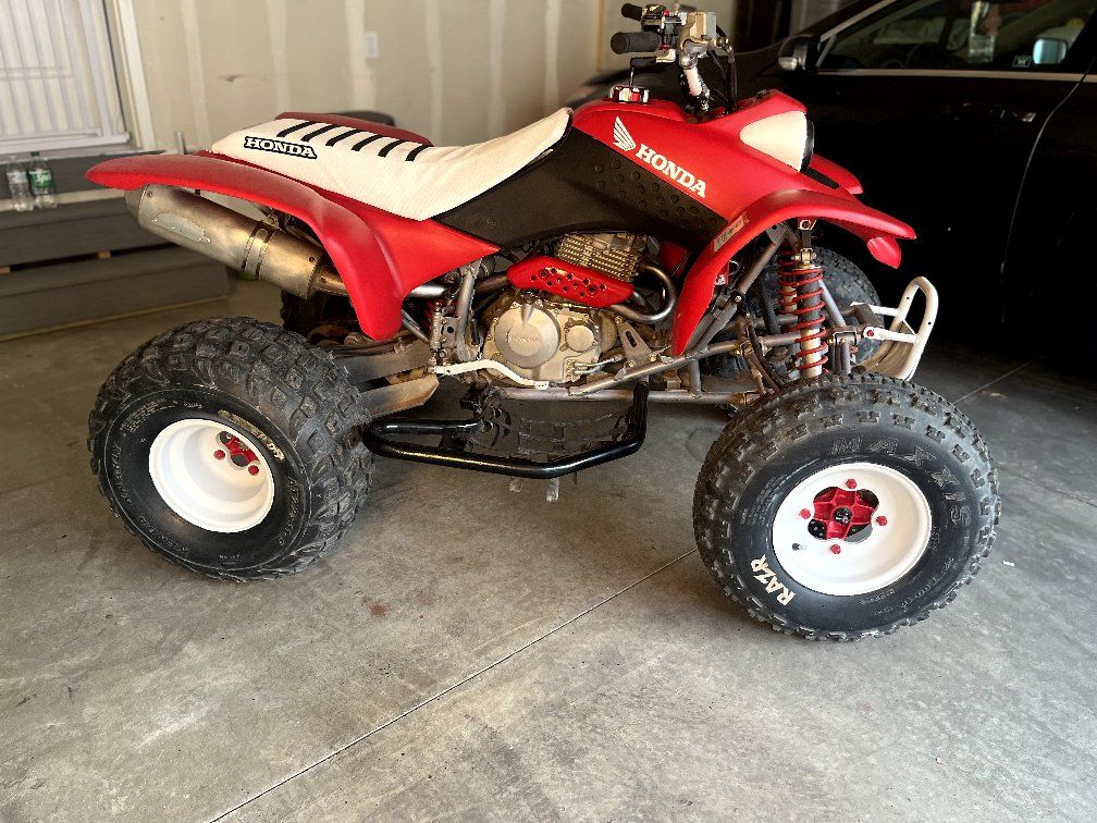 2000 Honda TRX 400EX Sport ATV - Red/White, Used, Good Condition