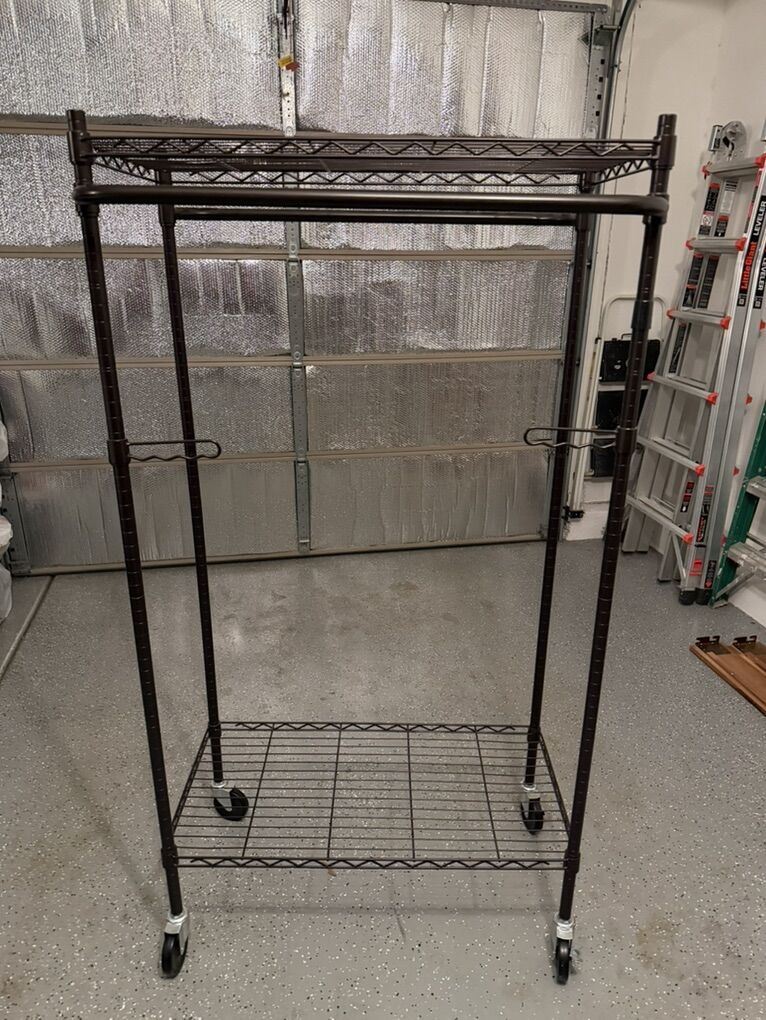 Mobile Hanging Closet Rack