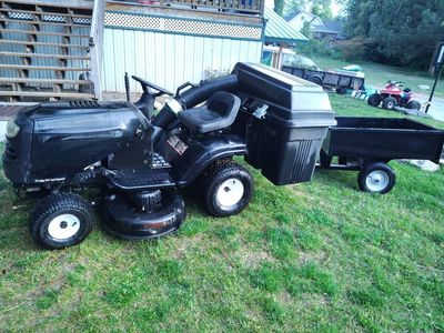 riding lawnmower
