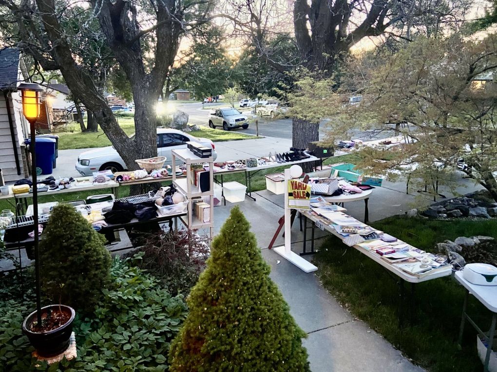 1/2 Off EVERYTHING Yard Sale Monday May 11 8 AM