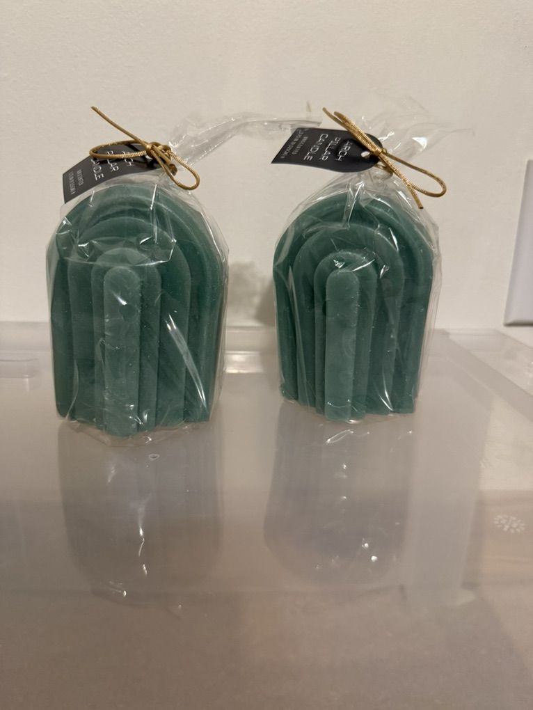 Modern Boho Arch Candle Set