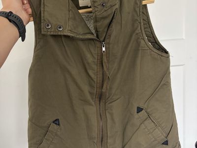 Vintage olive green vest