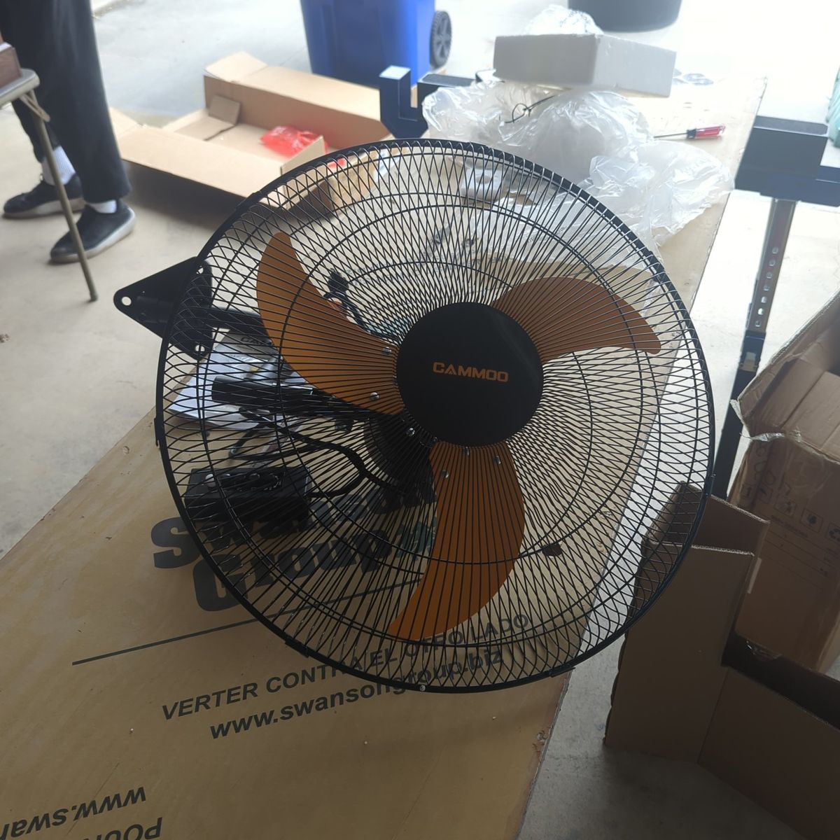 New 20" CAMMOO High Velocity Wall Mount Fan