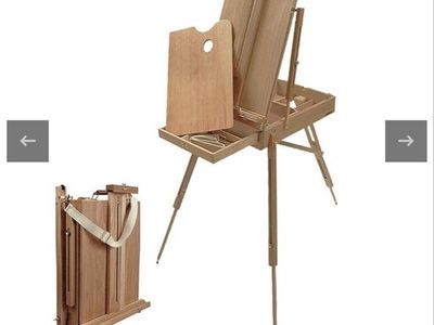 meeden monet easel with carry strap