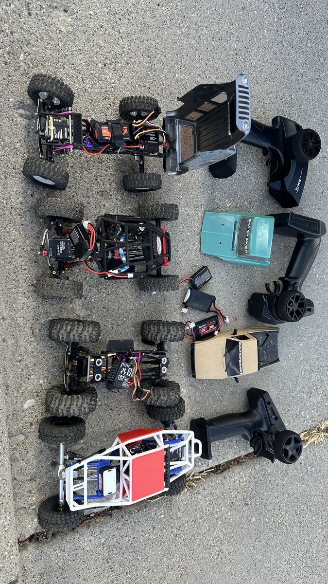 (4) Axial SCX24s Upgraded Crawlers Sold Together Or Separately