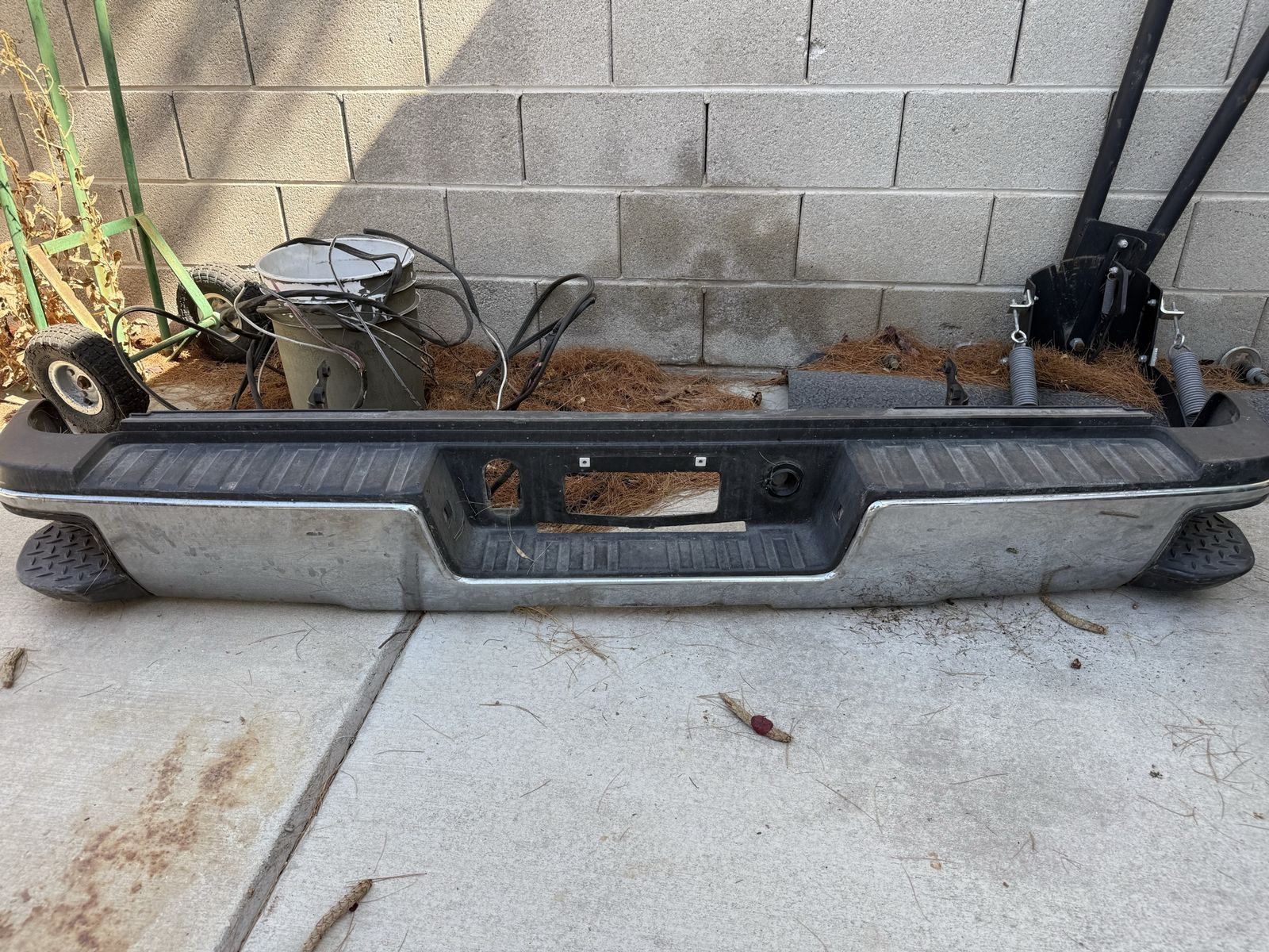 Silverado rear bumper