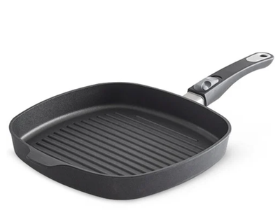 Pampered Chef Square Nonstick Grill Pan with Detachable Handle