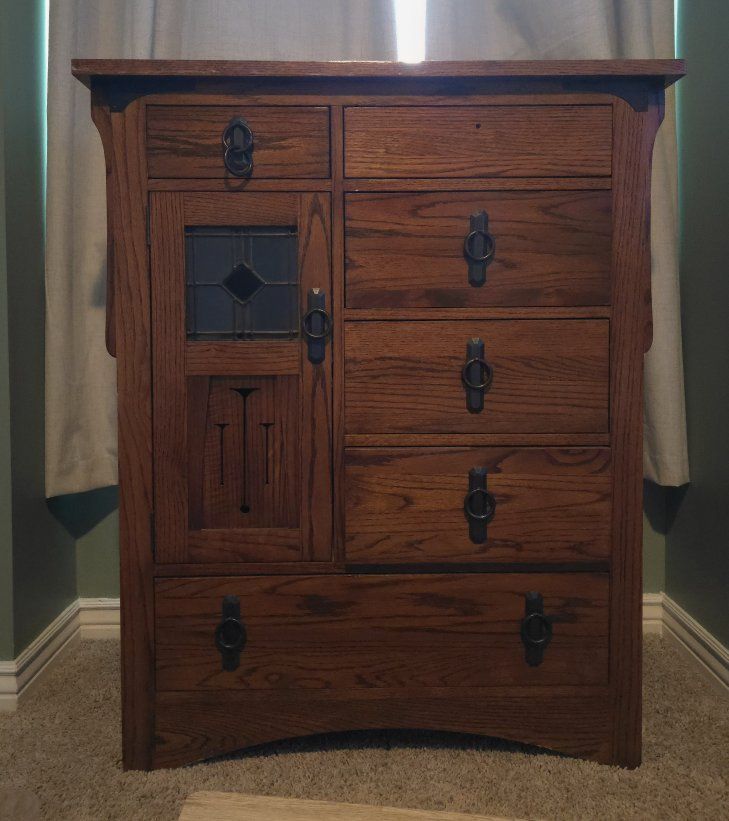 Solid Oak Cabinet / Dresser