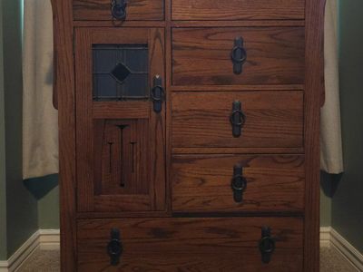 Solid Oak Cabinet / Dresser
