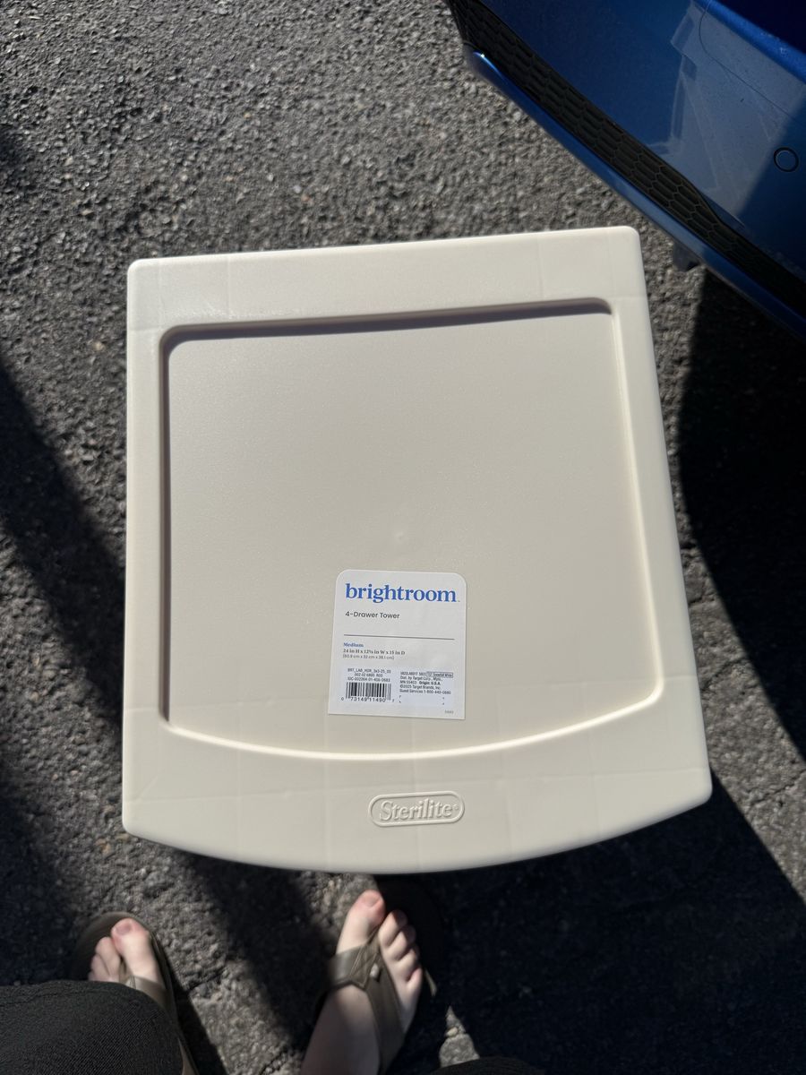 Sterlite 4 drawer shingle tower - $15