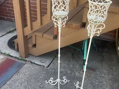Metal outdoor/indoor candle handle