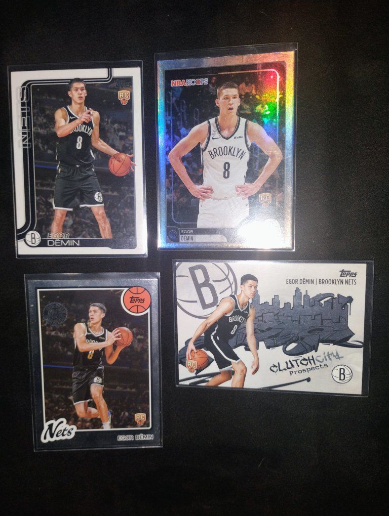 4 Egor Demon Rookie Cards