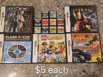 Nintendo Ds games $5 each including Lego Battles! trades considered!