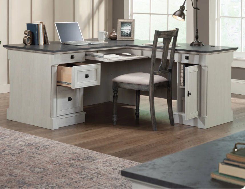 Large Executive Desk / L-Shaped Home Office Desk