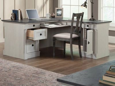 Large Executive Desk / L-Shaped Home Office Desk