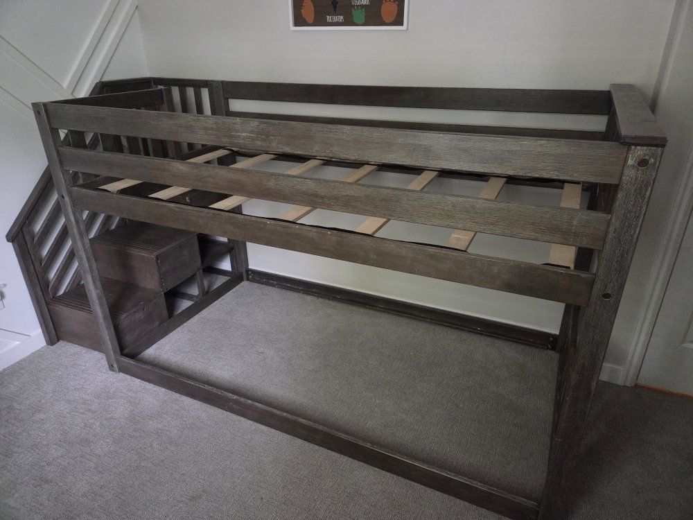 Low Bunk Bed with Stairs