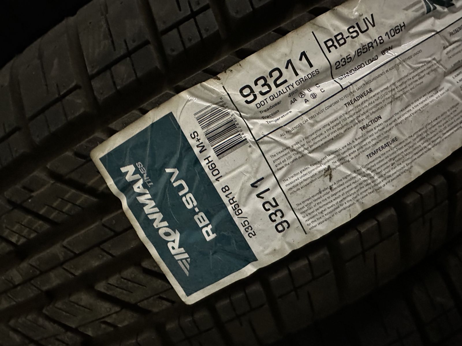 235/65R18 Tire