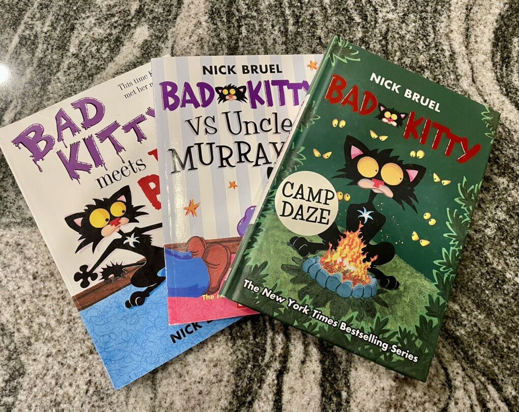 Bad Kitty- 3 Book Set by Nick Bruel Kids Books