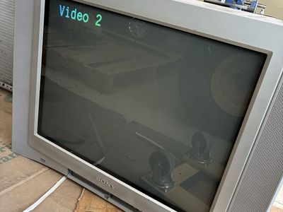 Sony Trinitron CRT TV - Retro Gaming Television - Video 2 Input Tested