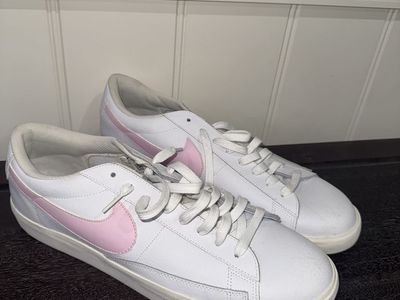 Nike Court Legacy White and Pink Sneakers Men's Size 15