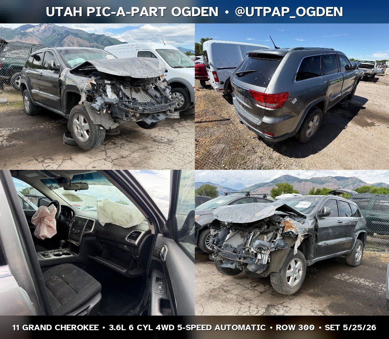 2011 Jeep Grand Cherokee WK2 Parts - UTPAP Ogden