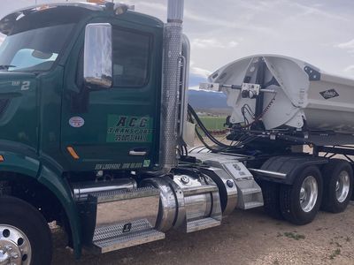 Peterbilt 567 and Smithco side dump