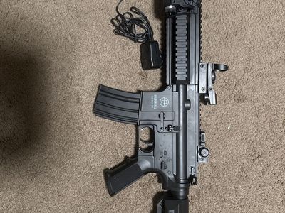 Airsoft Gun Electric 6mm With Tac Laser