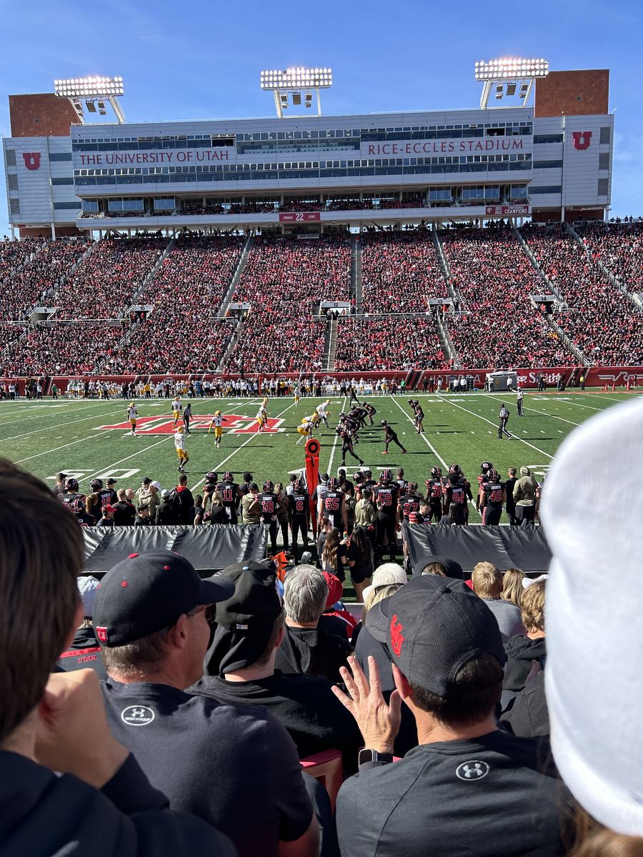 Utah Football 8th ROW SEASON TICKETS for sale
