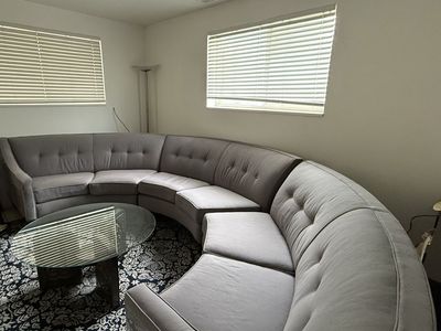 ROWE Furniture Custom Modern Curved Sectional