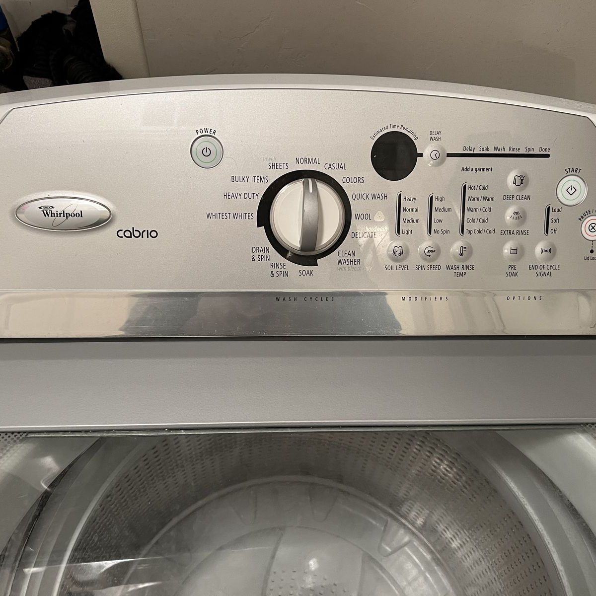 Whirlpool Cabrio Washer